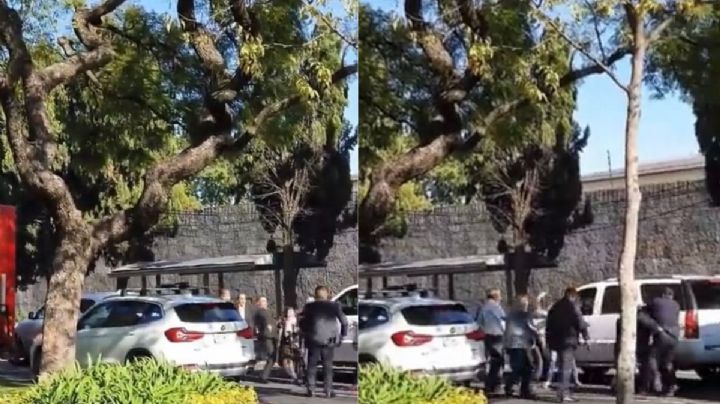 Golpiza en pleno Paseo de la Reforma; guaruras contra padre de familia