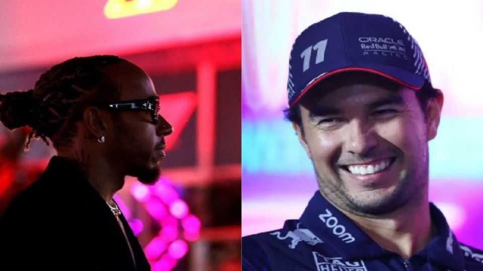 Lewis Hamilton y Checo Pérez en la búsqueda del subcampeonato de la temporada