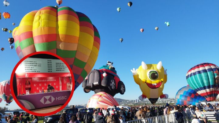 ¡Prepara la cartera!, esto te costará comer dentro del Festival del Globo