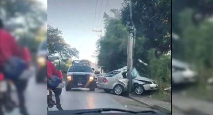 Conductor muere tras chocar en carretera Las Trancas-Coatepec, cerca de Xalapa