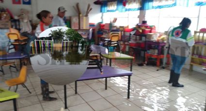Escuela de Tecolutla podría colapsar a causa de la humedad e inundaciones