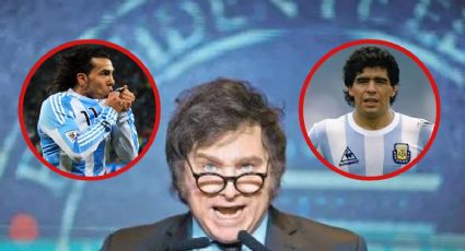 El día que Milei le dijo drogadicto a Maradona y aseguró que Argentina le robó a México en el Mundial 2010