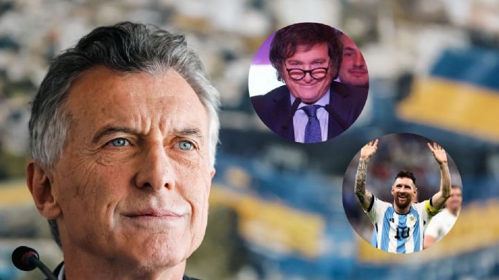 Mauricio Macri, entre el futbol y la política: "Messi y Milei cambio de época para Argentina"