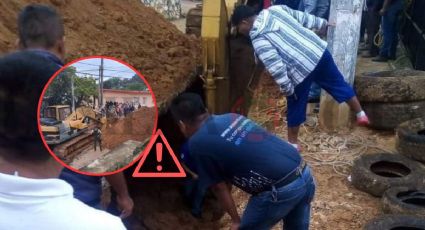 Mueren tres trabajadores al ser sepultados por alud de tierra en Amatlán