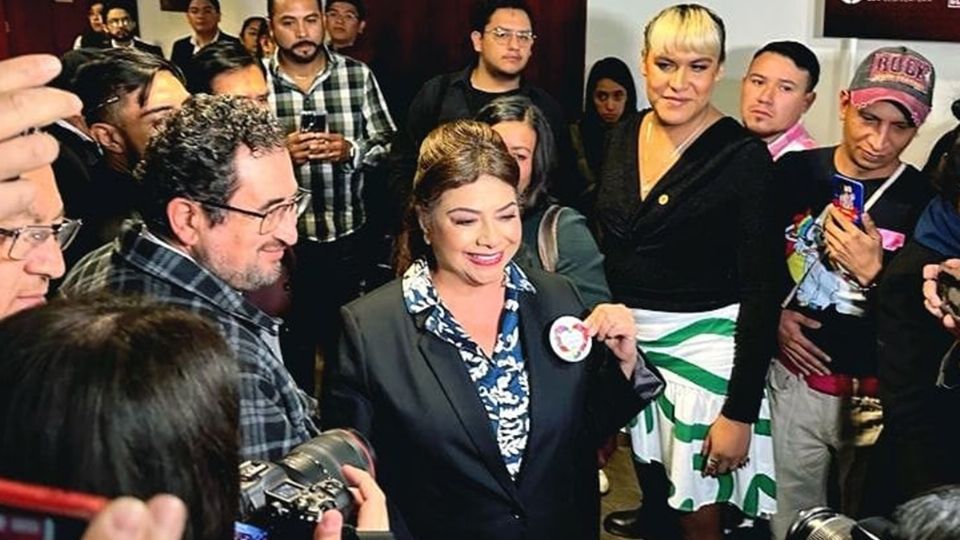 Clara Brugada, precandidata de Morena a la Jefatura de la Ciudad de Mexico.