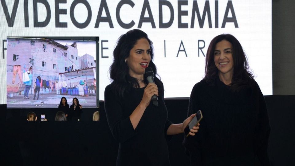 Vanessa Coppel y Tatiana Ortiz Monasterio fundadoras de la Videoacademia.