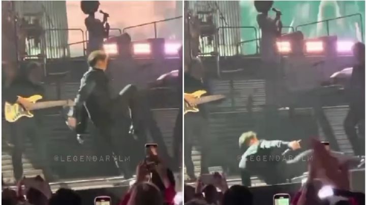 Así fue la aparatosa caída de Luis Miguel en su concierto de la CDMX
