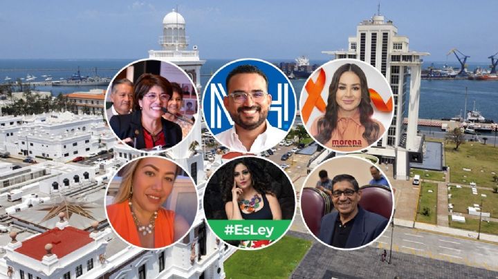 6 aspirantes que buscarán la diputación federal de Veracruz en 2024