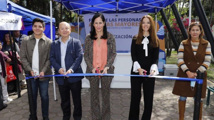  Lía Limón encabeza Feria de las Personas Adultas Mayores “en armonía contra la neumonía”