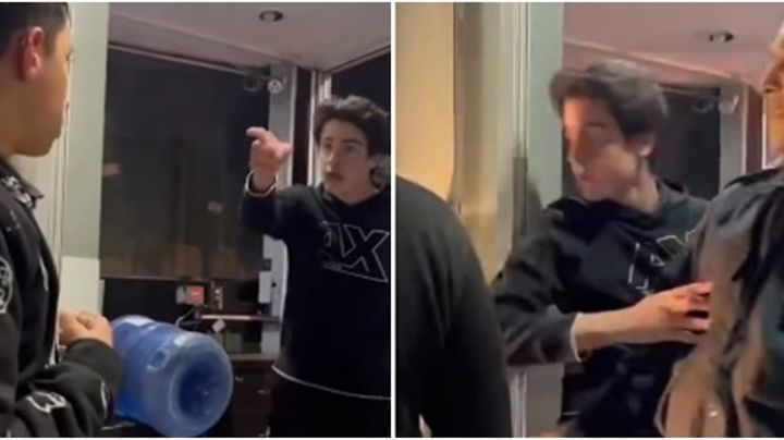 VIDEO | "Mirrey" golpea salvajemente a vigilante, ya lo buscan y Universidad Anáhuac lo suspende