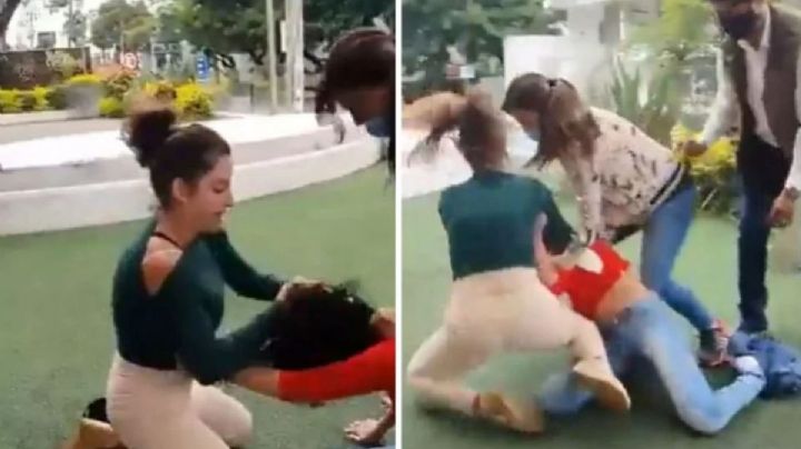 VIDEO | Exhiben a madre de “Mirrey” de Puebla golpeando a otra mujer