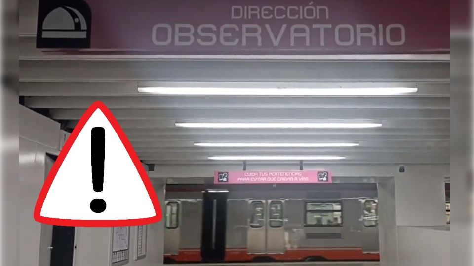 Este jueves 9 de noviembre, se cerrará el tramo de Balderas a Observatorio, de la Línea 1 del Metro