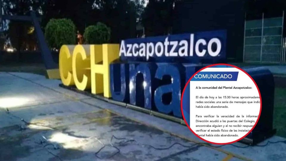 Encapuchados abandonan instalaciones del CCH Azcapotzalco