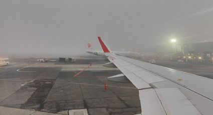 AICM y AIFA reanudan vuelos luego de tres horas por banco de niebla