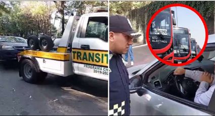 Metrobús CDMX: policías multan y llevan autos al corralón por invadir carril exclusivo