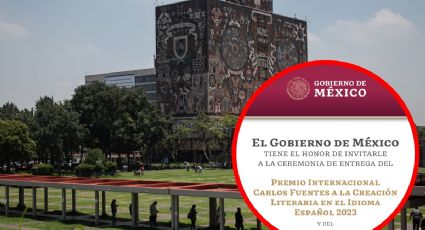 Atropella 4T a UNAM para premio Carlos Fuentes, revelan