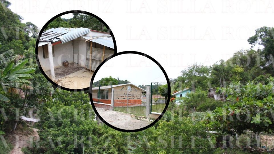 Viviendas y escuela de localidad de Papantla en riesgo por hundimientos