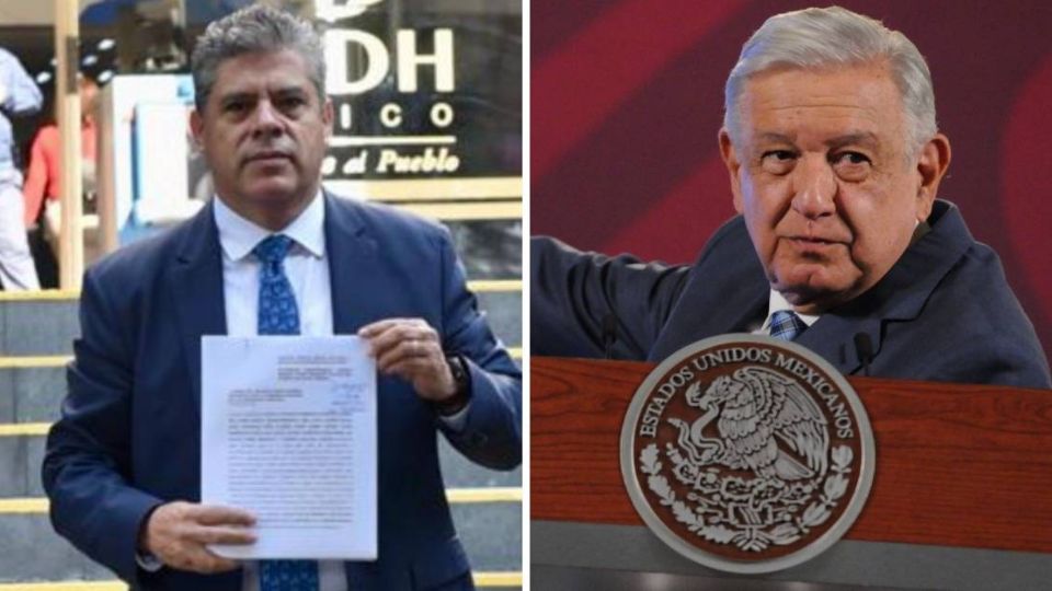 Román Cifuentes Negrete presentó la queja ante la CNDH en contra del presidente López Obrador.