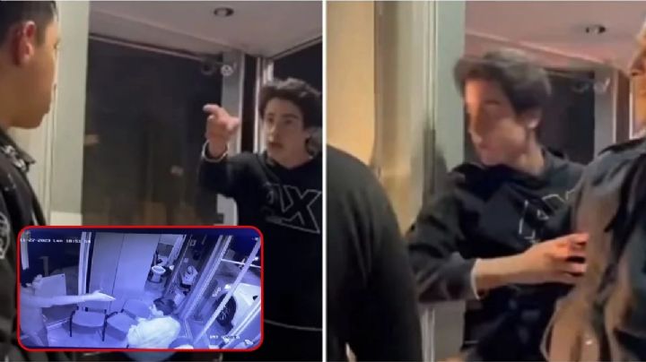 "Mirrey" de Puebla que golpeó a guardia está en Estados Unidos; padre lo ayuda y solapa