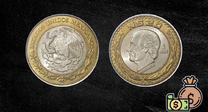 Esta es la moneda de Miguel Hidalgo con centro de plata que vale 57,000 pesos