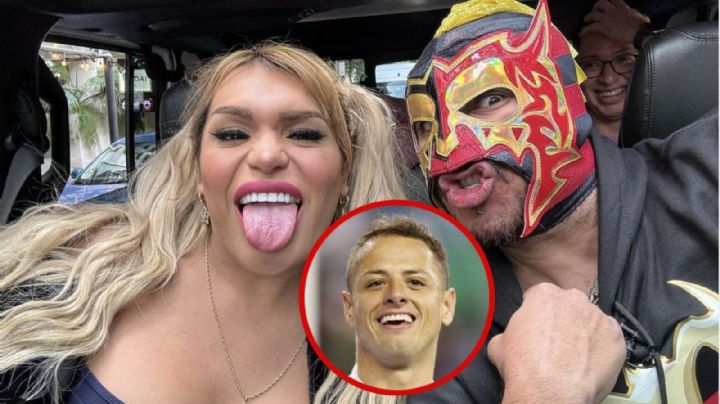 Wendy se 'sabrosea' al Chicharito Hernández en la camioneta del Escorpión Dorado