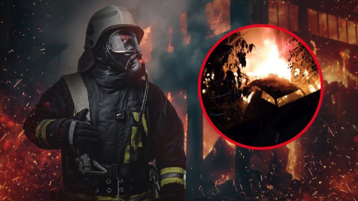 Explosión de pirotecnia consume taller mecánico en Mixquiahuala; esto se sabe