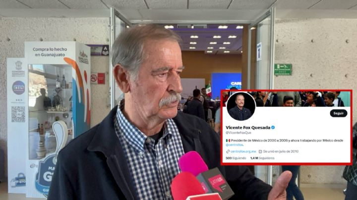 Twitter le regresa su cuenta a Vicente Fox