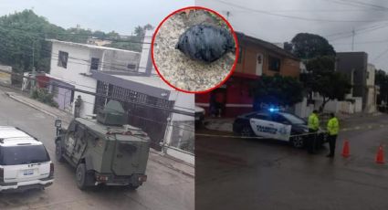 ¿Granada en calle de Tampico? Artefacto sospechoso moviliza a Ejército