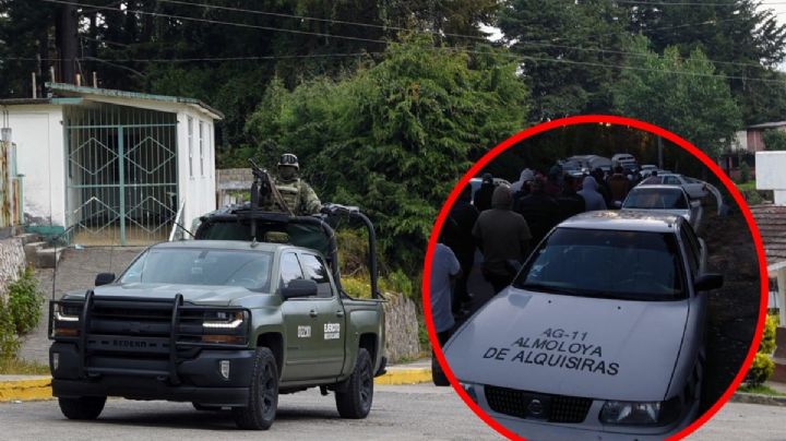 Taxistas bloquean paso del ejército en Edomex, en territorio disputado por la Familia Michoacana