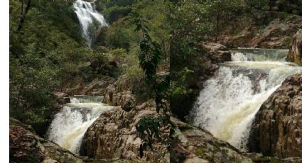 La mágica cascada Charco Azul oculta en Guanajuato