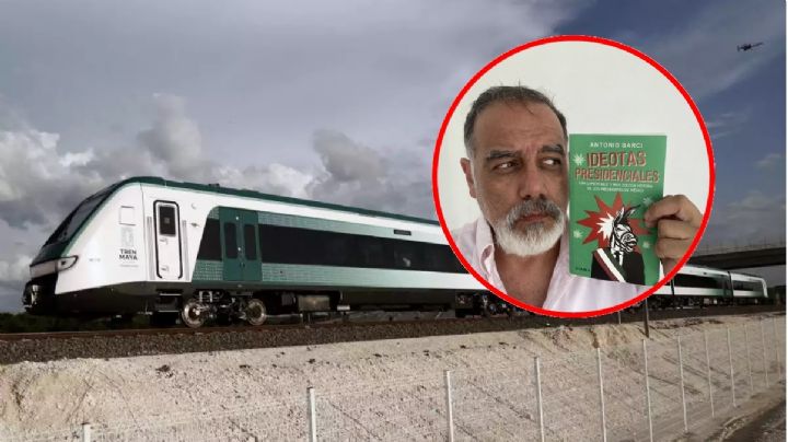 Tren Maya, sin pasajeros, revive en enero: así lo vivió caricaturista