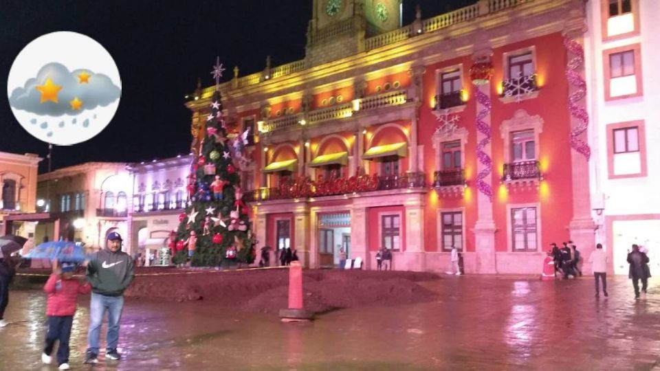 En León lloviznó ayer todo el día, hasta la medianoche.