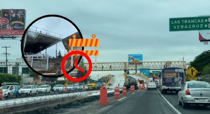 Puente vehicular de Las Trancas cumple 2 meses de retraso