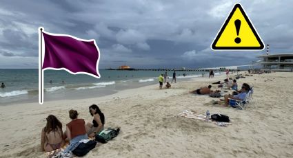 ¿Qué significa la bandera morada que colocaron en la playa de Jalisco? Este es el alarmante mensaje