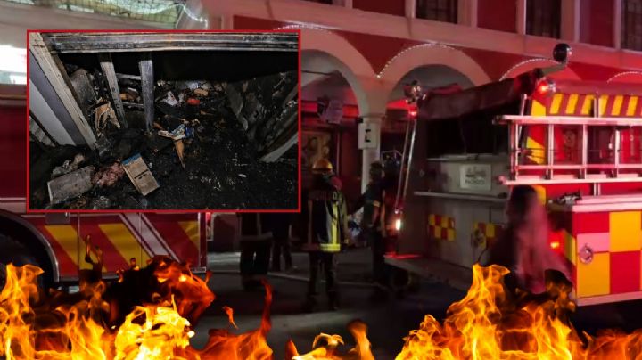 Incendio en mercado Miguel Hidalgo de Pachuca, esto se sabe