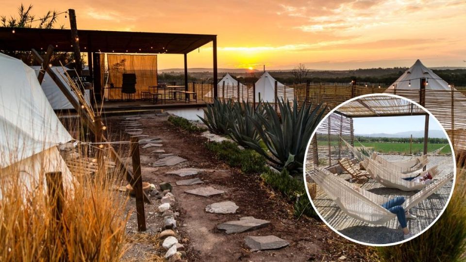 El Nómada Glamping está a unos minutos de San Miguel de Allende.