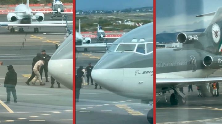 VIDEO | Despega en Guanajuato avión de Guardia Nacional cargado de prisioneros