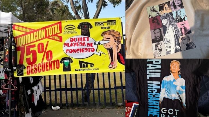 ¿Cuándo y dónde será el bazar de playeras de conciertos y mercancía en CDMX?