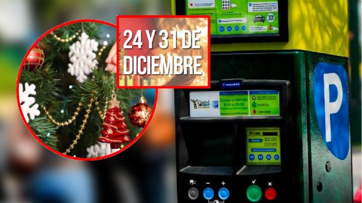Parquímetros CDMX: Así funcionarán el 24 y 31 de diciembre