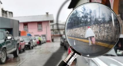 Vuelven viral a taquero hidalguense que pese a lluvia sale a vender con su canasta | FOTOS