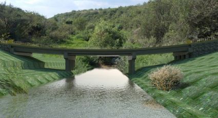 Así quedará terminado el puente de Barranca de Venaderos