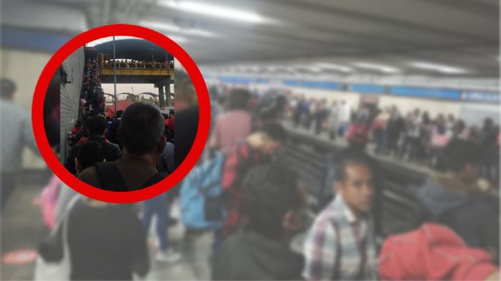 Metro CDMX: colapsa el ingreso a Línea A estación La Paz y avance lento en Línea 7