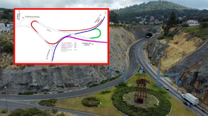 Hay cierres intermitentes en la Pachuca-Huejutla por obra; así es la circulación