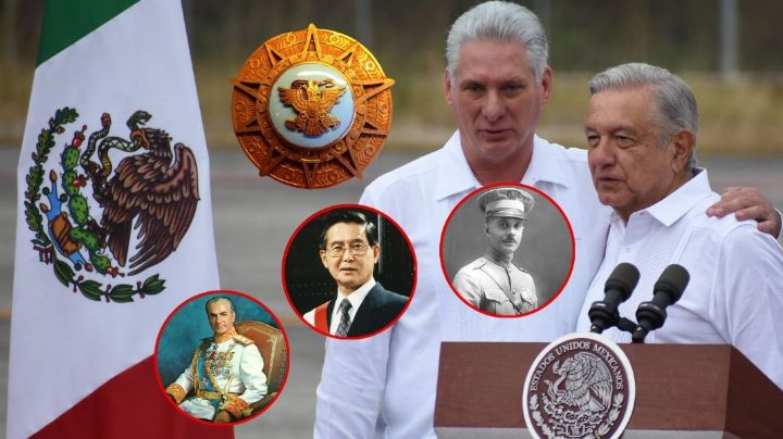 Sha de Irán, Trujillo, Tito, Fidel Castro, los otros condecorados en el priismo como Díaz Canel
