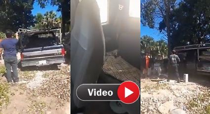 VIDEO: “Me faltan todas mis herramientas viejo”, joven denuncia robó a su camioneta