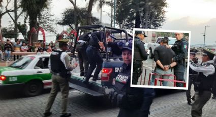 Motociclista atropella a oficial de tránsito en Xalapa y es detenido