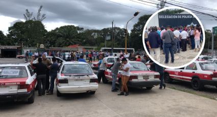 Taxistas del sur se manifiestan por presuntos abusos de policías viales