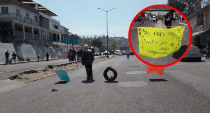 Vecinos de Barrientos bloquean carretera a Cuautitlán, esto es lo que piden