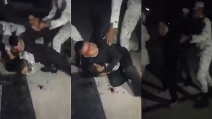 VIDEO: Pelean mandos de la GN; a uno lo acusan de intentar abusar de una policía