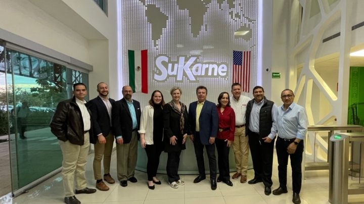 Visita CEO del Meat Institute la planta Lucero de SuKarne en Durango